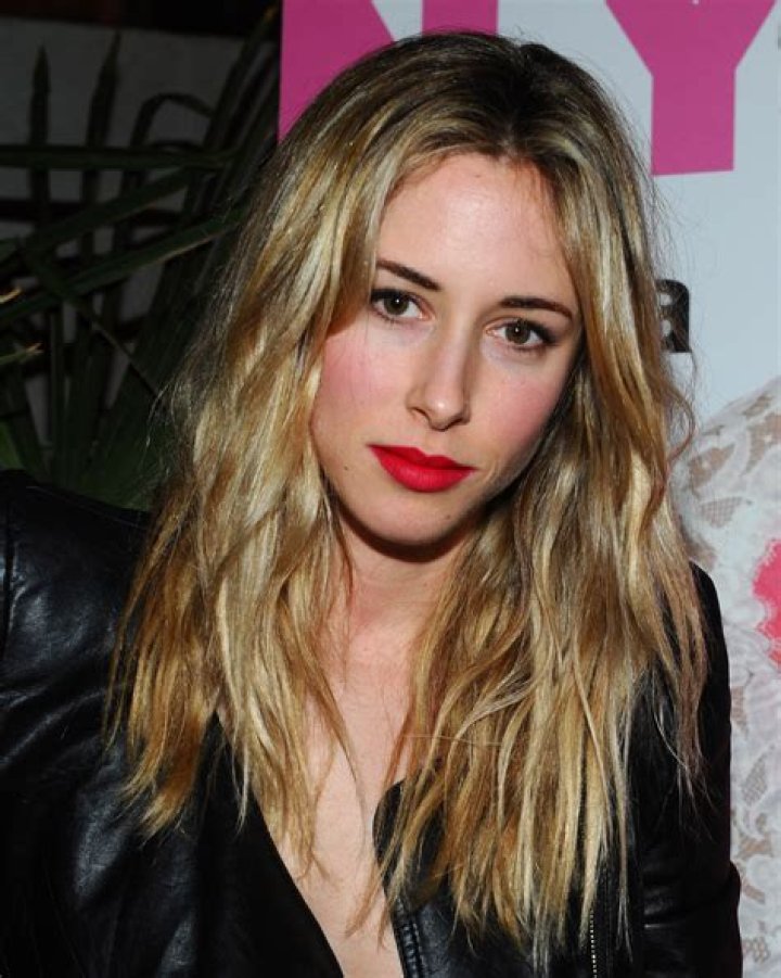 Gillian Zinser on the sets of TV series, 90210 in 2012