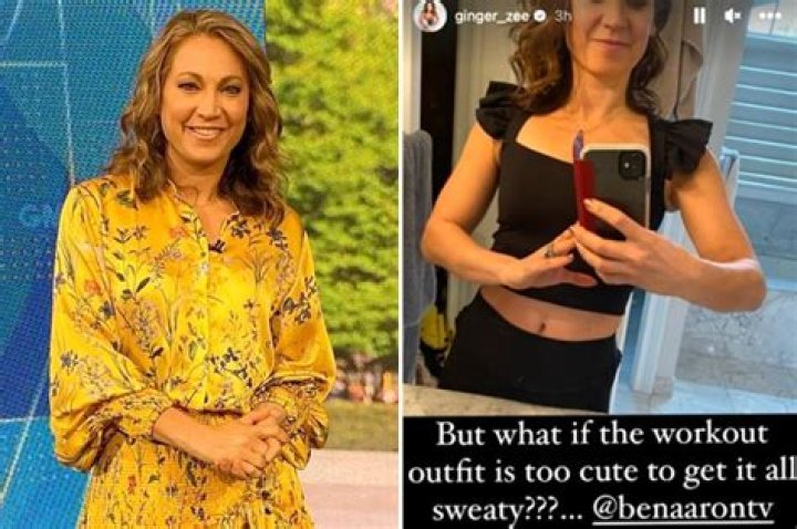 Ginger Zee in a selfie in July 2019