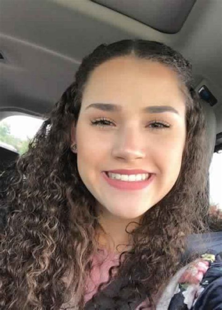 Gracie Haschak in a selfie in January 2018