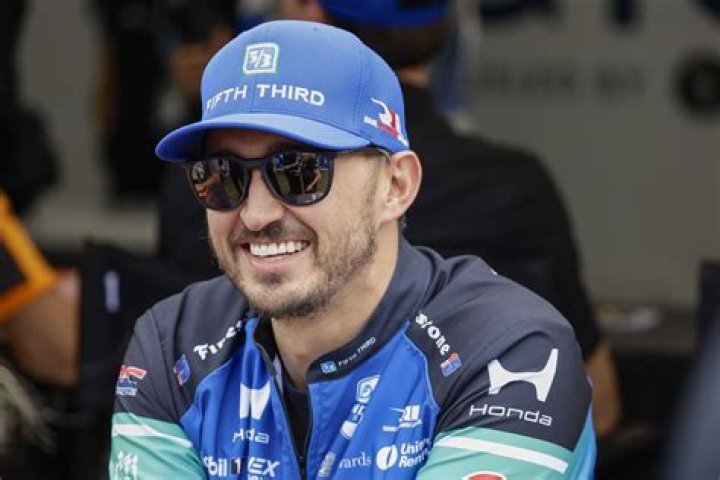 Graham Rahal as seen in a picture taken at the Sonoma Raceway on August 23, 2014