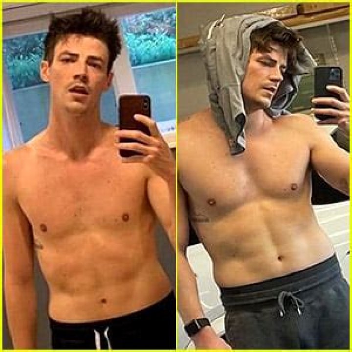 Grant Gustin shirtless body