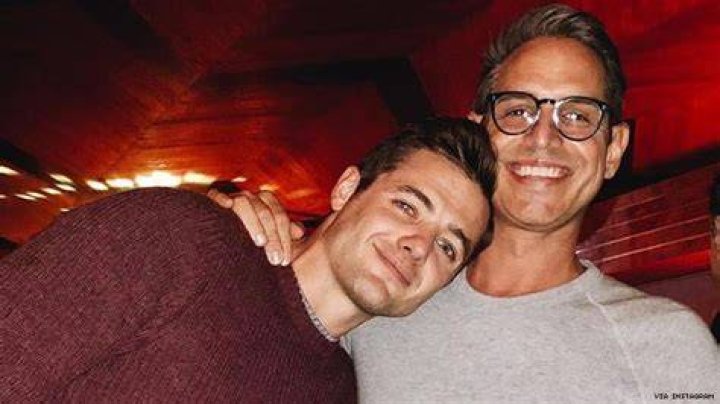 Greg Berlanti and Robbie Rogers, as seen in August 2021