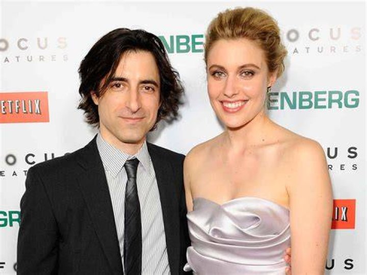 Greta Gerwig and Noah Baumbach at a photocall for Mistress America in August 2015 in London, England