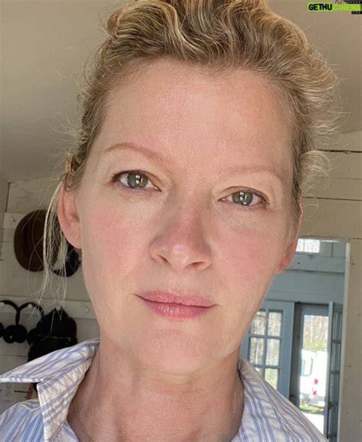 Gretchen Mol in an Instagram selfie from January 2018