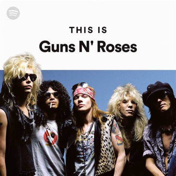 Guns N' Roses band members as seen in 2016