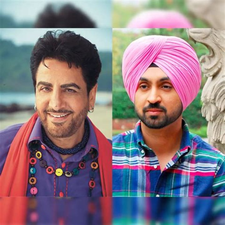 Gurdas Maan (Left) and Diljit Dosanjh in a still