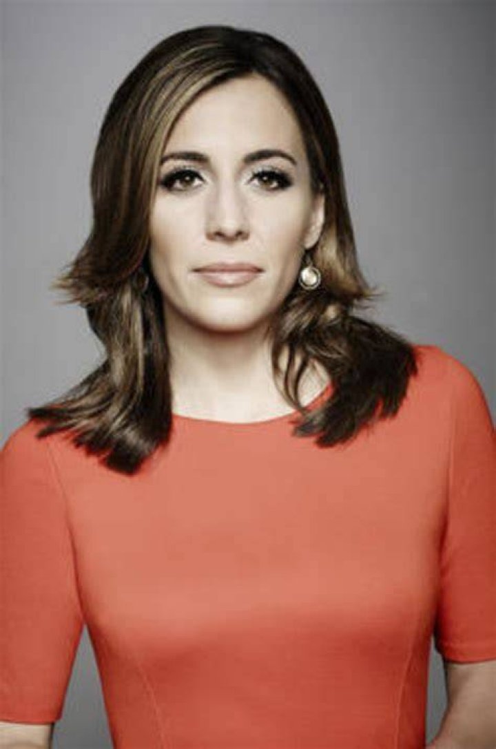 Hallie Jackson as seen in a picture taken while doing a live report in front of Trump Tower in New York City, NY during an anti-Trump protest on June 21, 2016