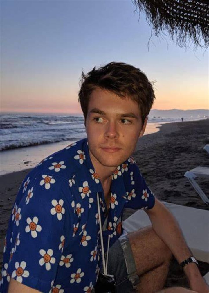 Harrison Webb in an Instagram selfie from February 2019