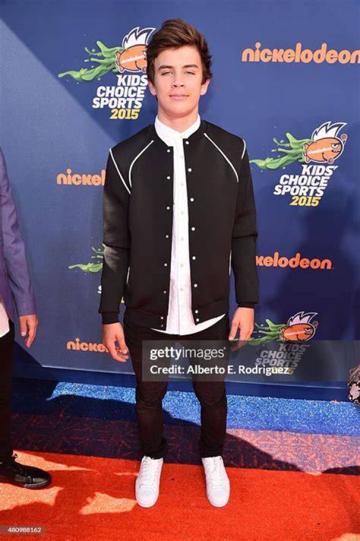 Hayes Grier at Nickelodeon Kids' Choice Sports Awards 2015