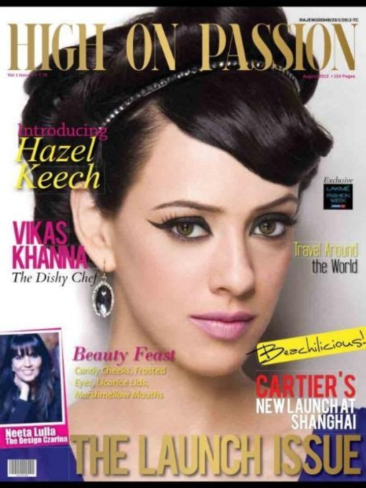 Hazel Keech on the cover of Stuff Magazine, Jan 2013 edition