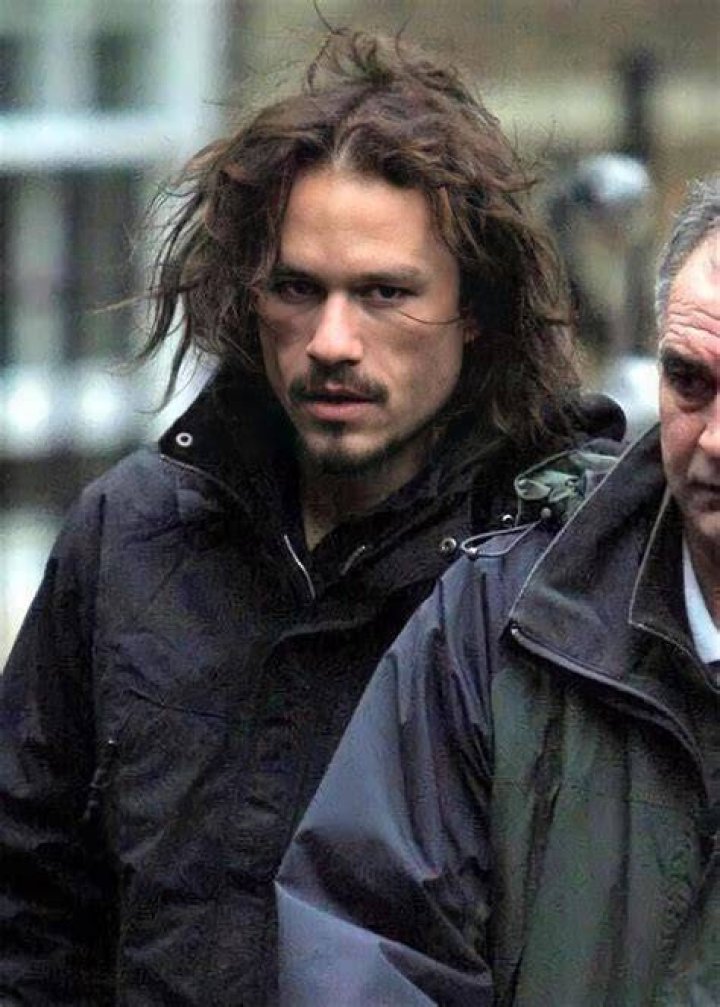 Heath Ledger during a public appearance