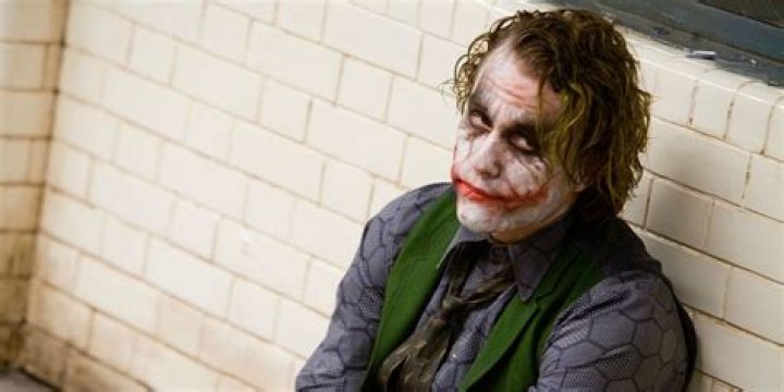 Heath Ledger in a still from a movie