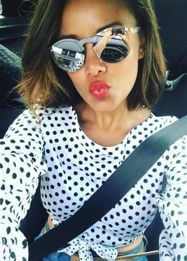 Heather Hemmens in a car selfie in July 2017