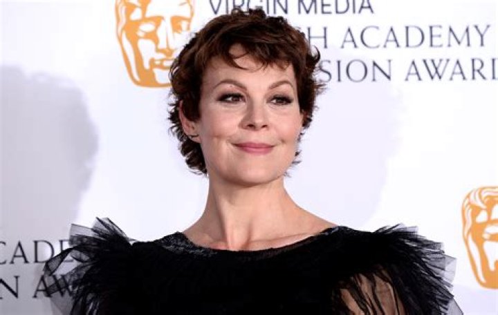 Helen McCrory in a black-and-white picture