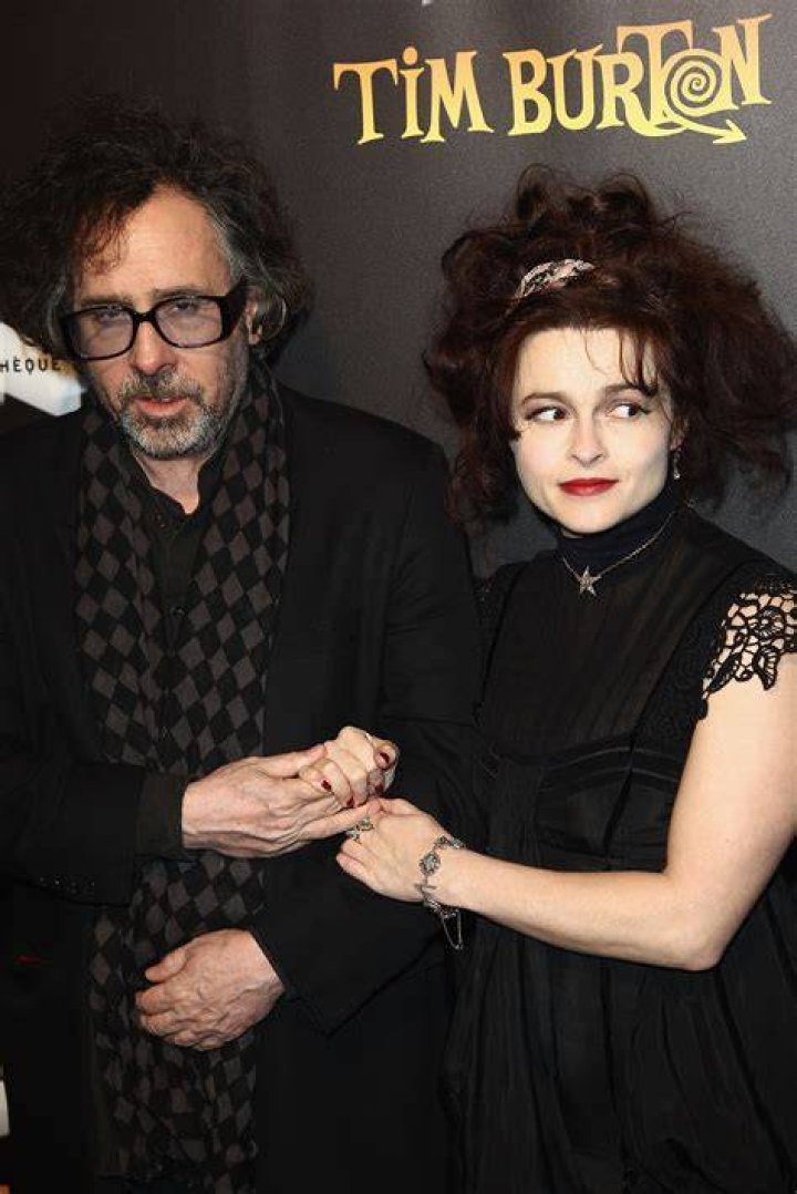 Helena Bonham Carter and Tim Burton at a public function in February 2013