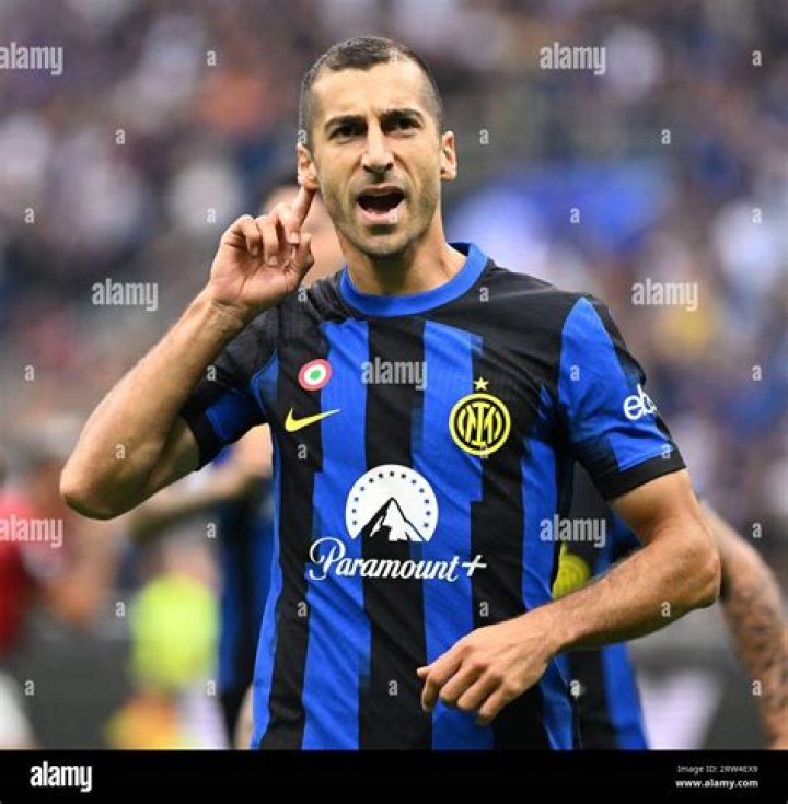 Henrikh Mkhitaryan celebrates a goal in a match between Borussia Dortmund and VfL Wolfsburg on December 5, 2015