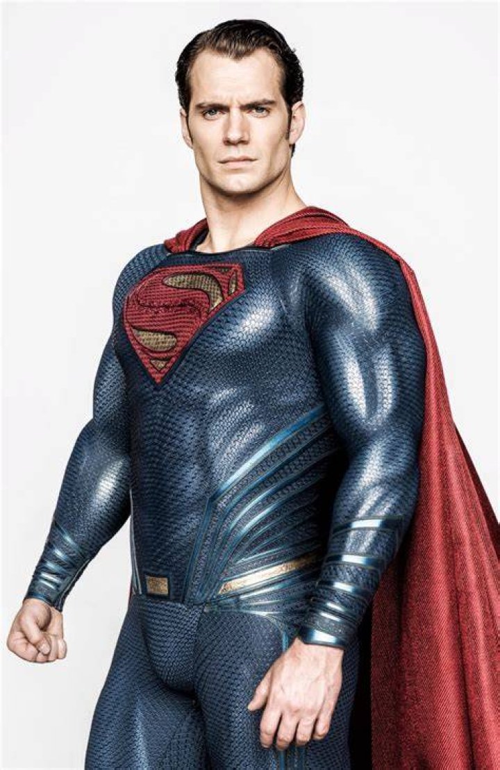 Henry Cavill in Man of Steel poster