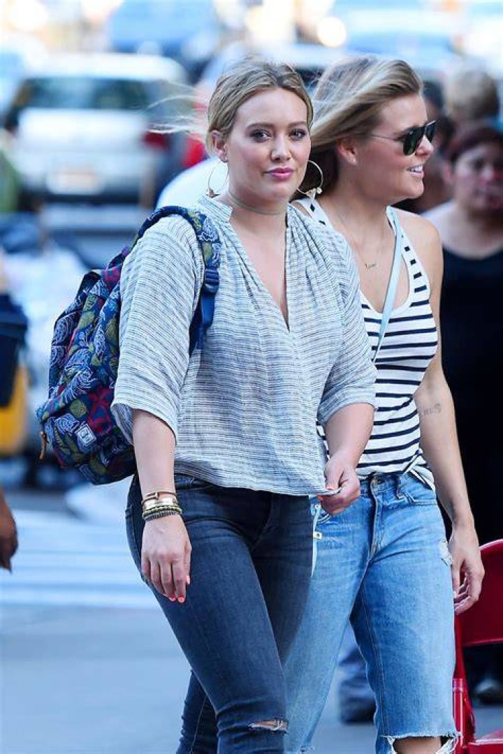 Hilary Duff heading for a workout to a gym in LA