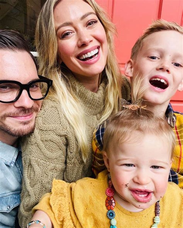 Hilary Duff with family