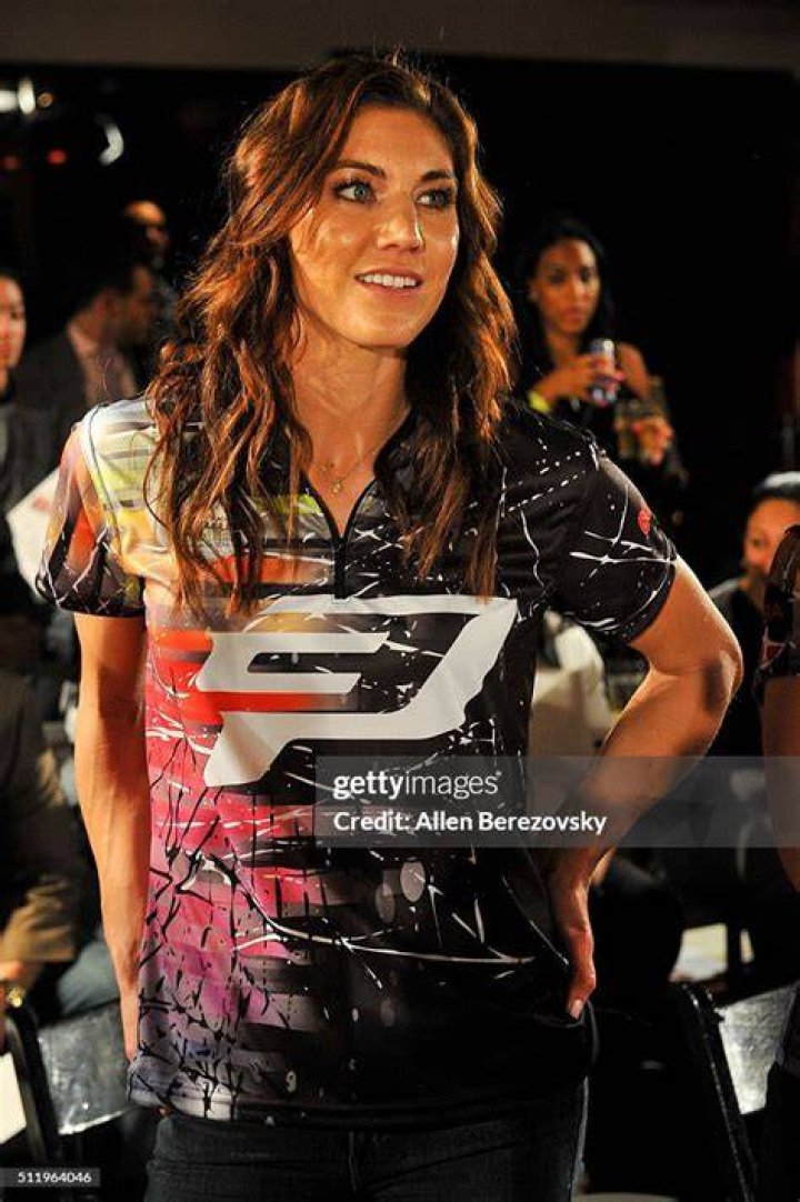 Hope Solo at the CP3 PBA Celebrity Invitational Charity Bowling Tournament in February 2016