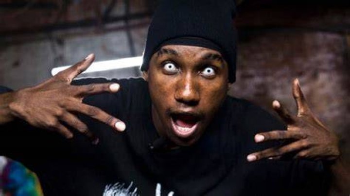 Hopsin poses for a portfolio photoshoot done in 2014