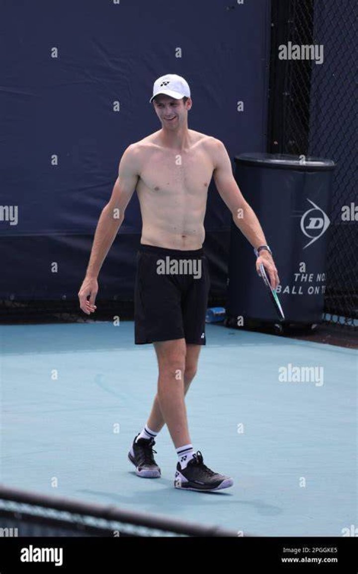 Hubert Hurkacz as seen in an Instagram Post in April 2021