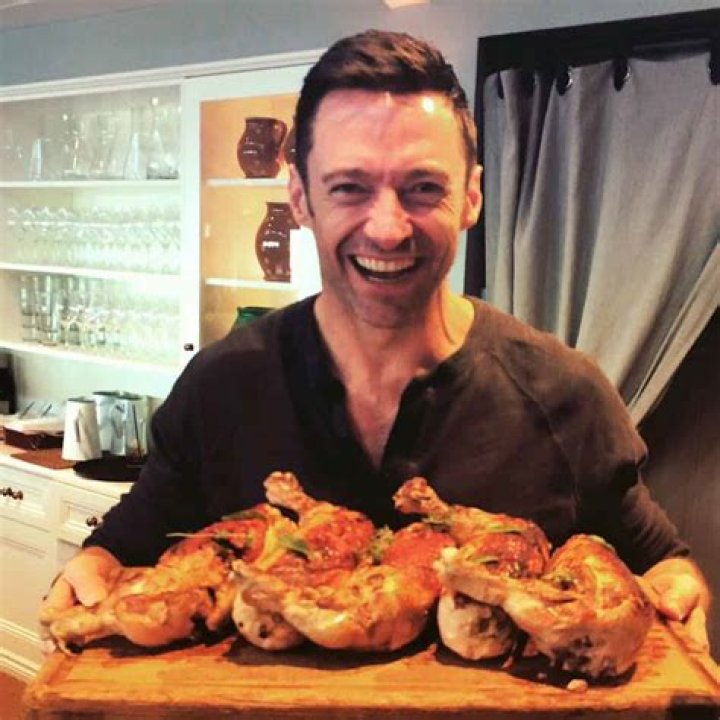 Hugh Jackman Eating
