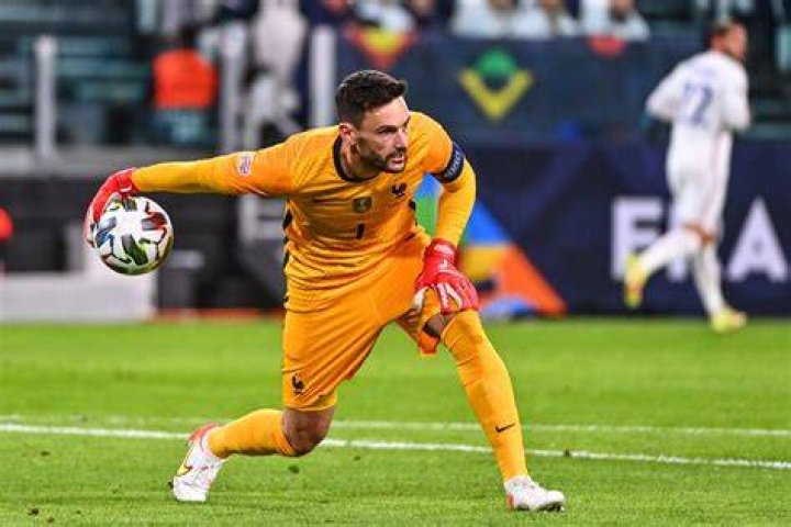 Hugo Lloris at the UEFA Euro 2012 match between France and England in Donetsk