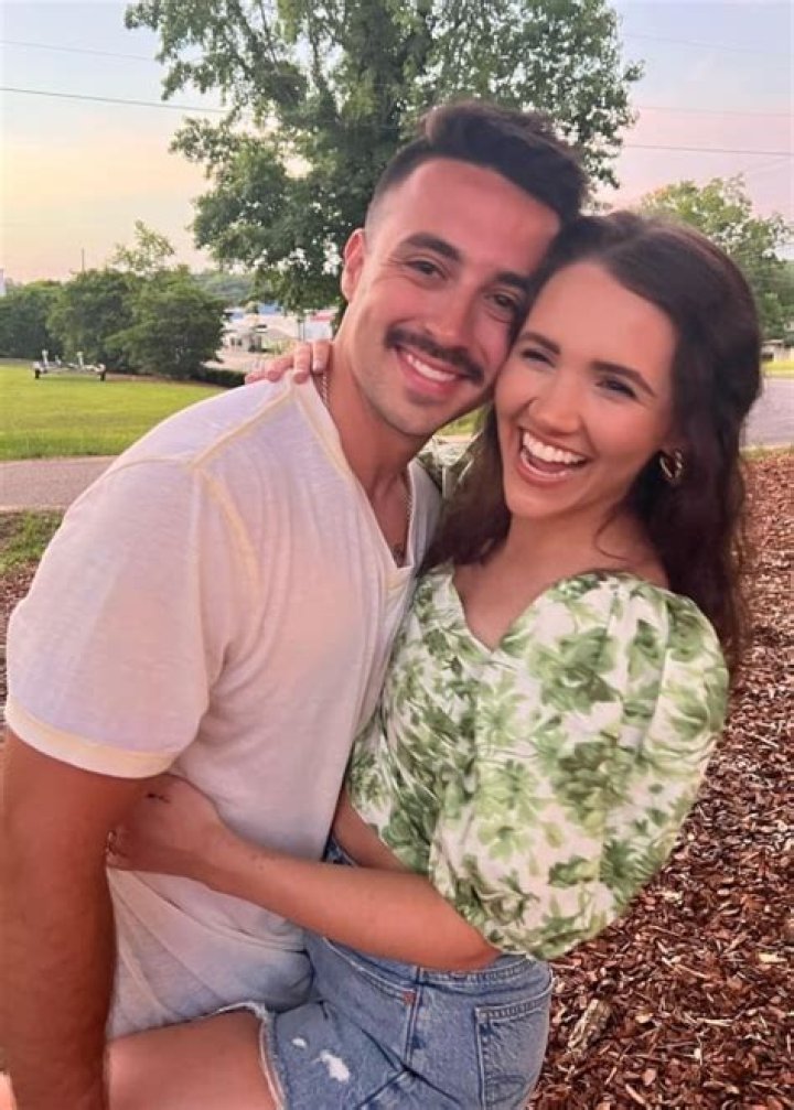 Hunter Cordle as seen in a selfie with his beau Devin Cordle that was taken in July 2023
