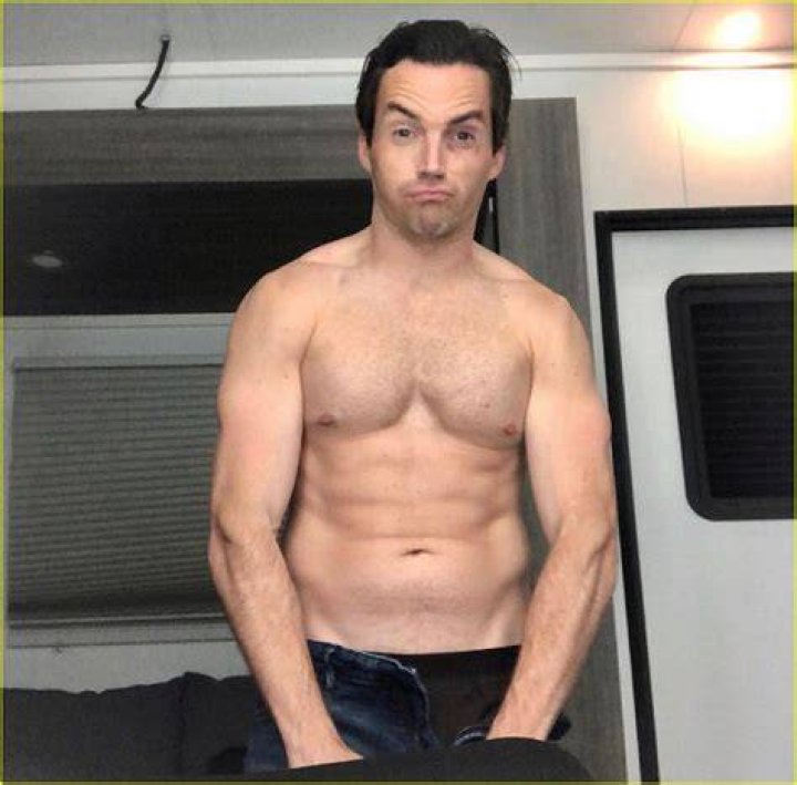 Ian Harding shirtless body - a still from Pretty Little Liars