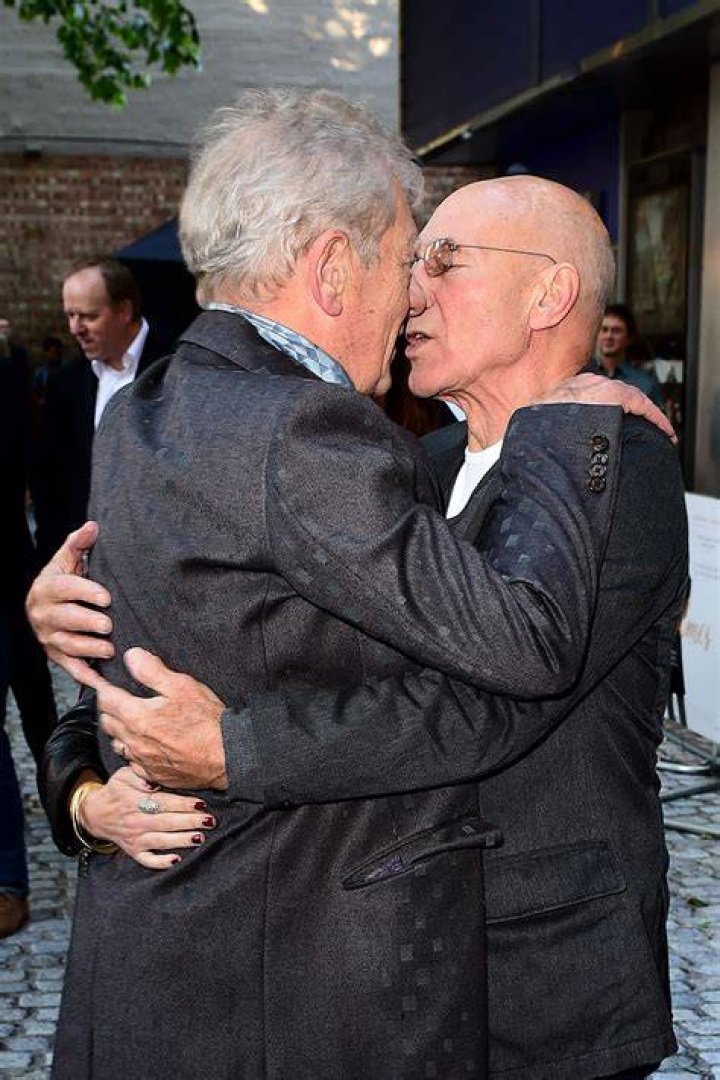 Ian Mckellen with Patrick Stewart as seen on his Instagram Profile in April 2018