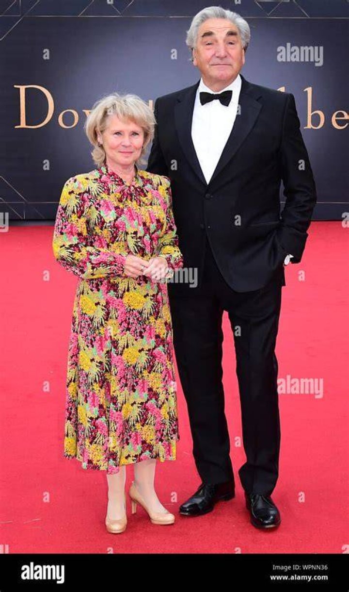 Imelda Staunton and Jim Carter, as seen in August 2016