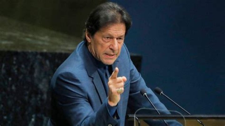 Imran Khan as seen in 2019