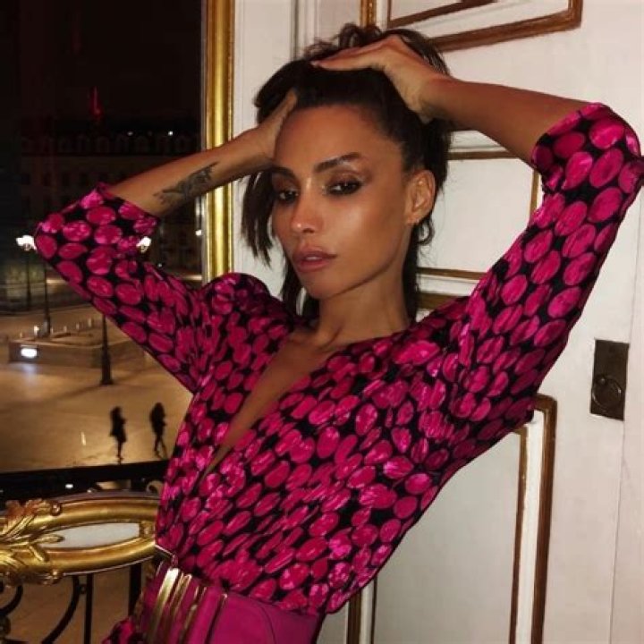 Ines Rau as seen while clicking a selfie in Paris, France in May 2018