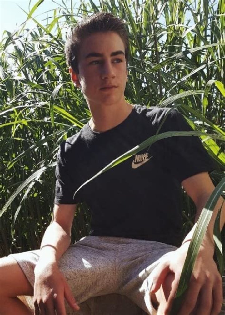 Isaac Kragten as seen while posing amidst the greenery in June 2018