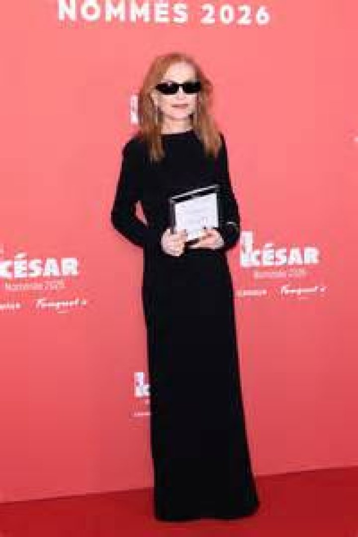 Isabelle Huppert at the Césars Awards in 2017