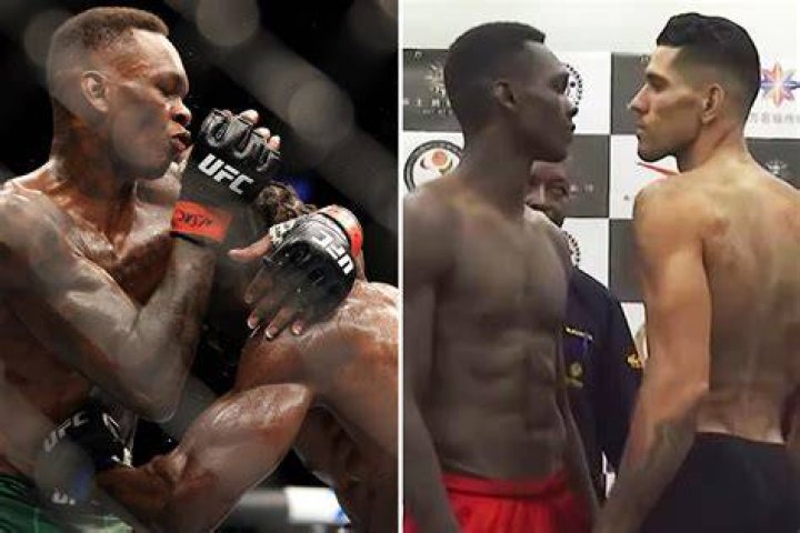 Israel Adesanya as seen in an Instagram Post in July 2020