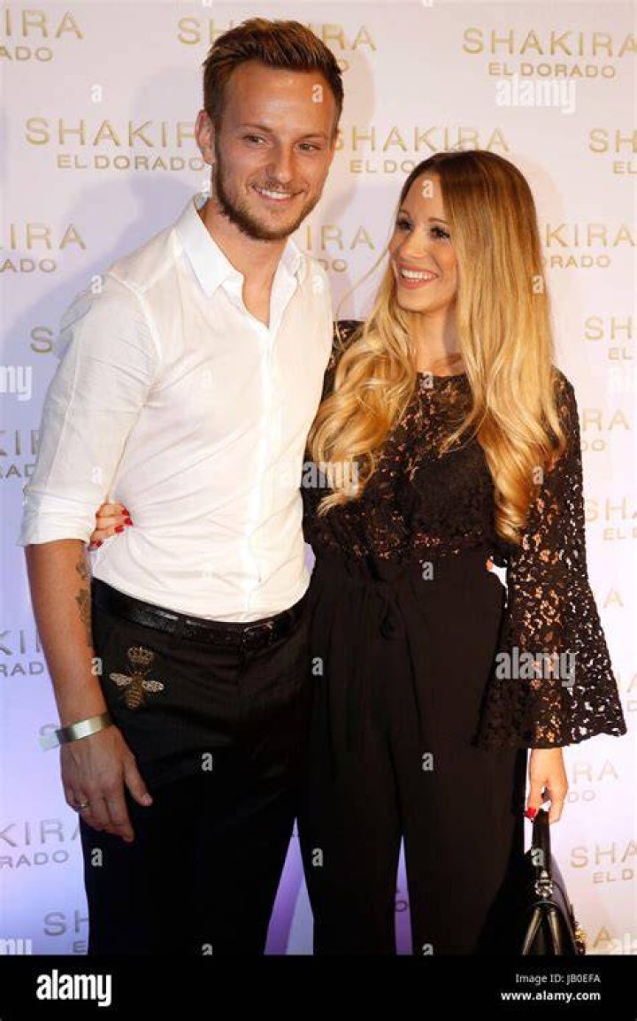 Ivan Rakitic and Raquel Mauri
