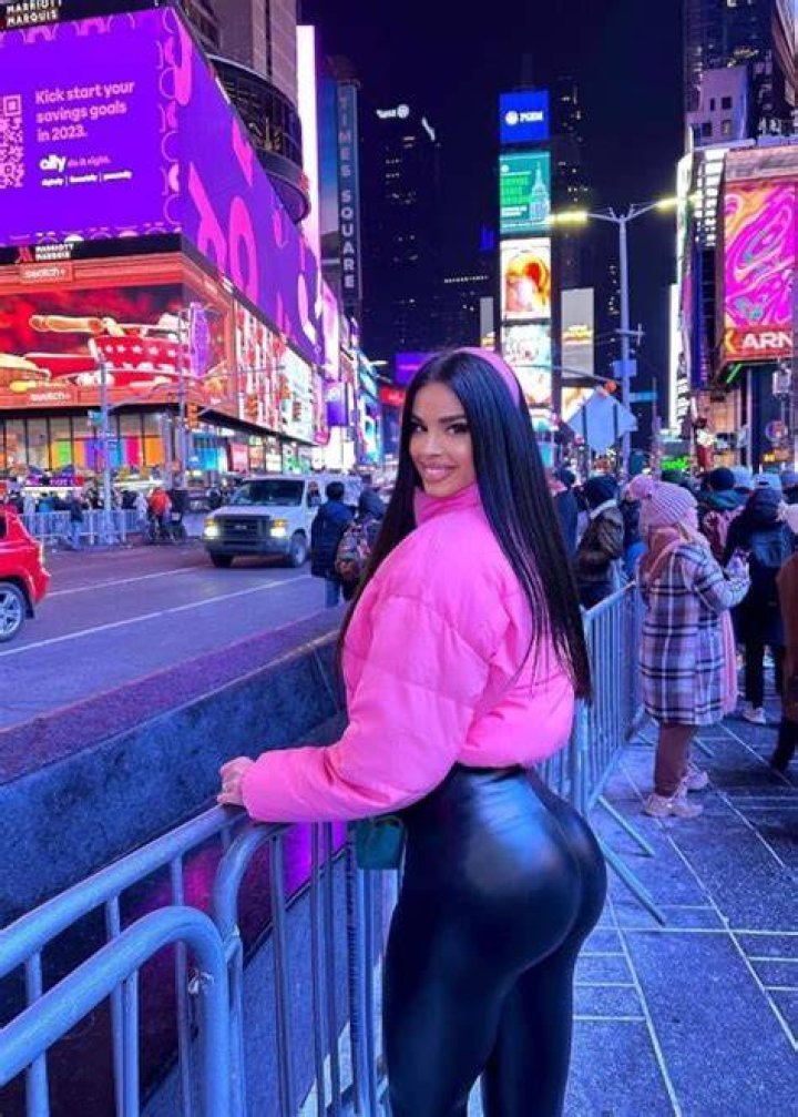 Ivana Knöll as seen while taking a selfie in September 2022