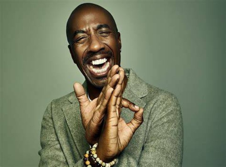 J.B Smoove with his wife as seen in February 2017