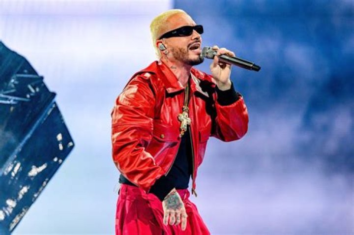 J Balvin at the iHeartRadio Fiesta Latina in November 2016