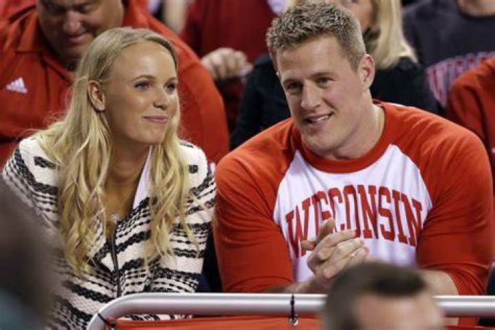 J. J. Watt and Caroline Wozniacki