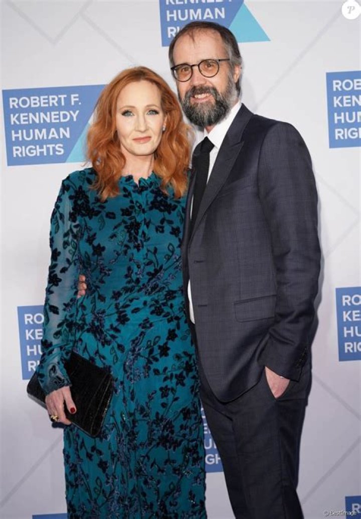 J. K. Rowling and Neil Murray at the official after party for the 70th EE British Academy Film Awards in February 2017