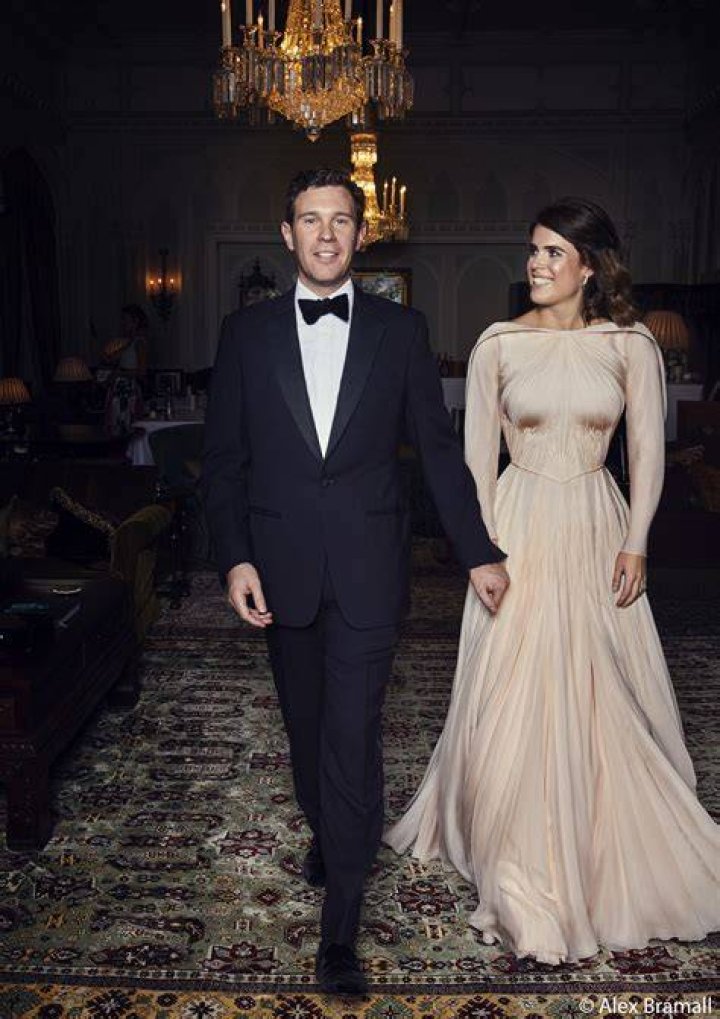 Jack Brooksbank and Princess Eugenie seen in 2020