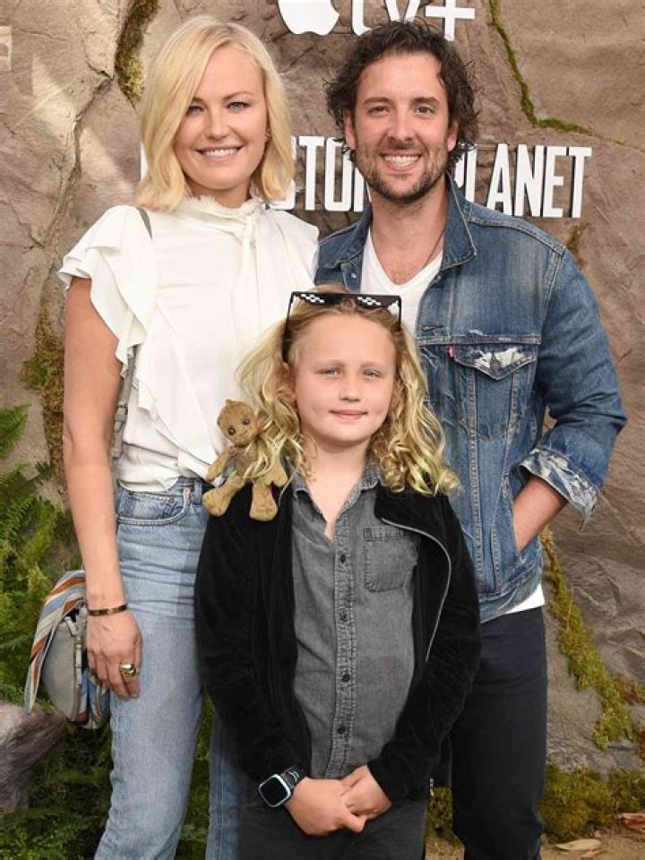 Jack Donnelly and Malin Åkerman as seen in October 2017