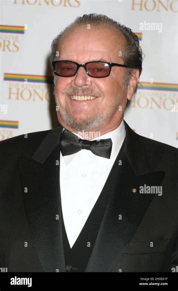 Jack Nicholson at Kennedy center in December 2001