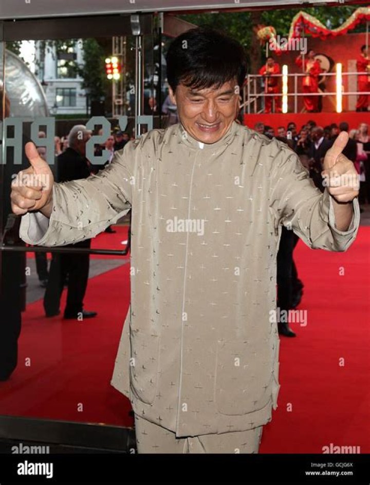 Jackie Chan at the premiere of Chinese Zodiac in Century City in October 2013