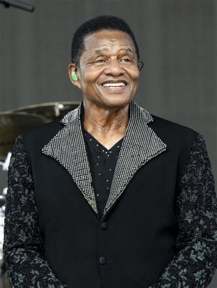 Jackie Jackson as seen in the publicity photo for The Jacksons television variety show in January 1977