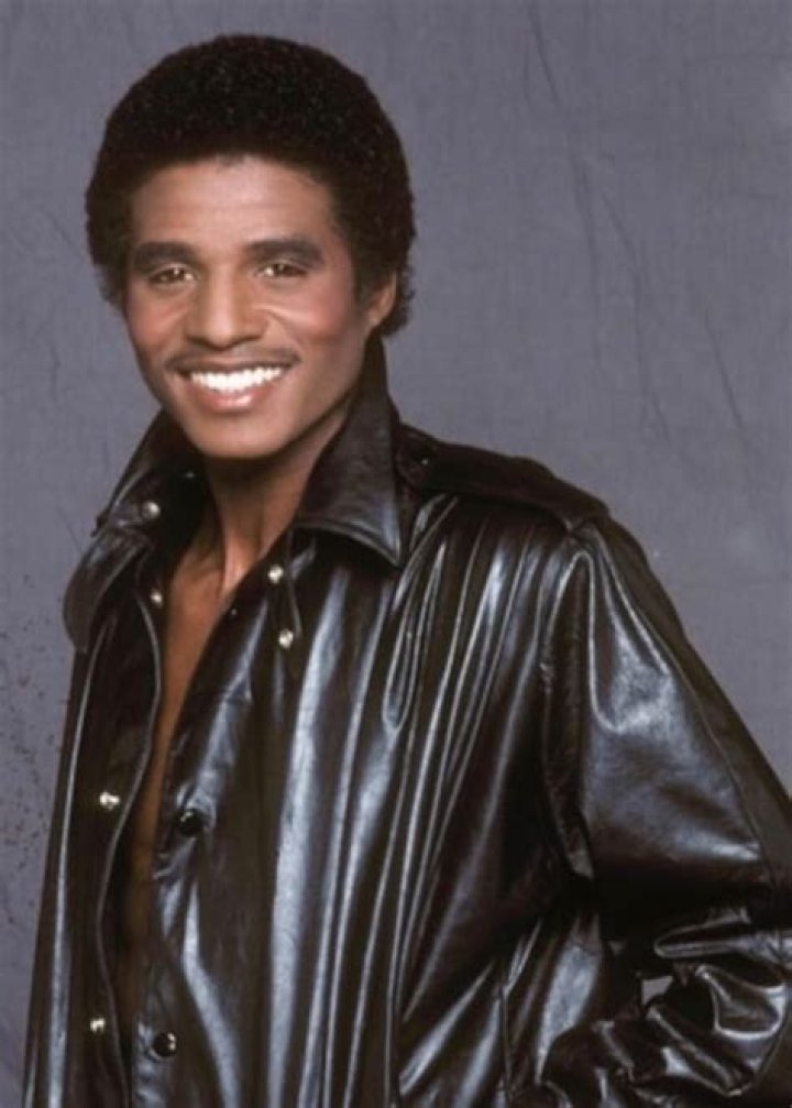Jackie Jackson as seen while smiling for the camera