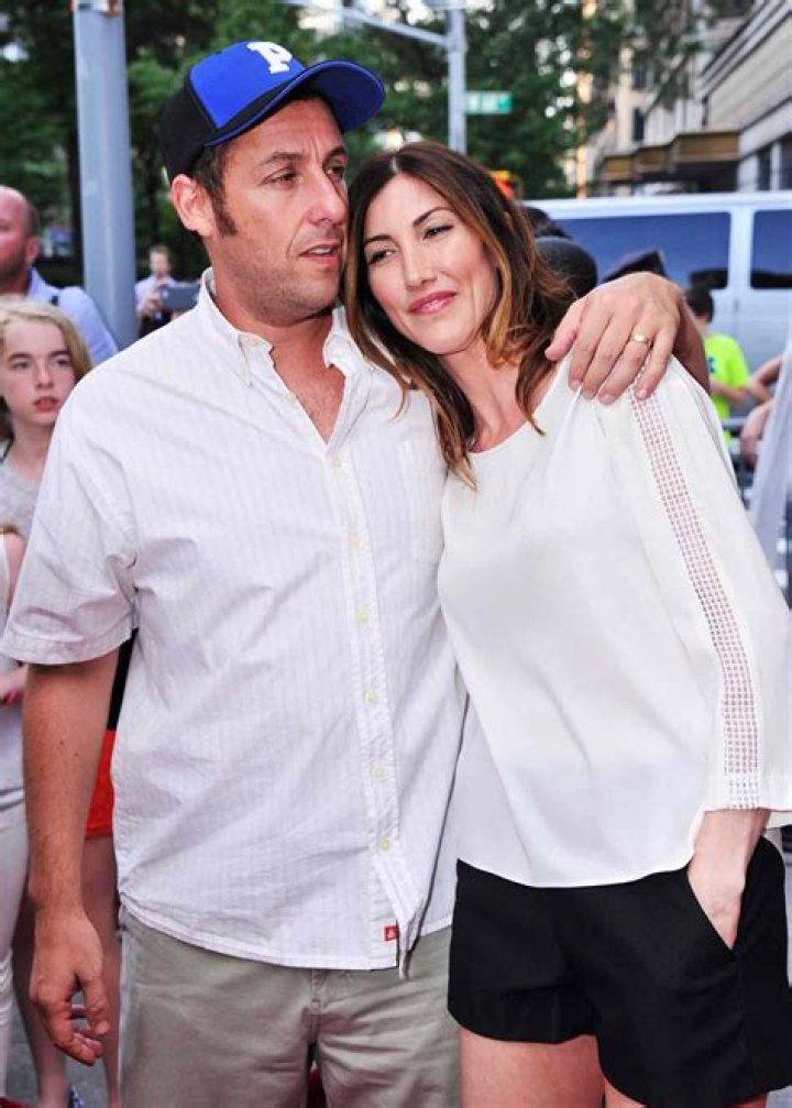 Jackie Sandler as seen in a throwback picture taken while she was pregnant